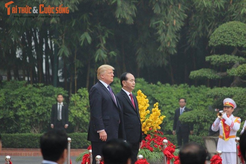 Le don chinh thuc Tong thong My Donal Trump tai Phu Chu tich-Hinh-9